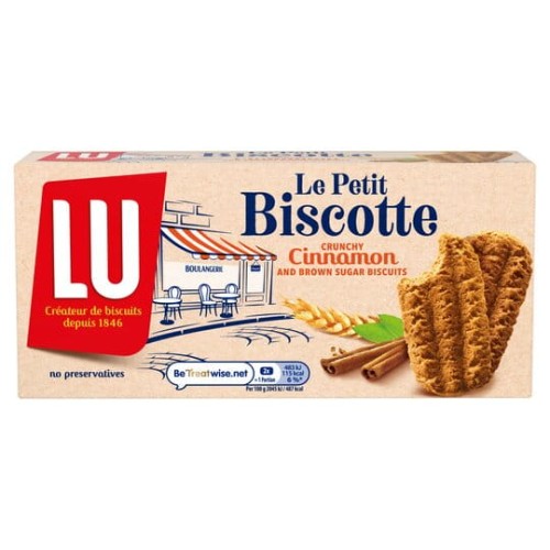 Przejdź do produktu Lu Petit Biscotte Crunchy Cinnamon Biscuits with Brown Sugar 200g