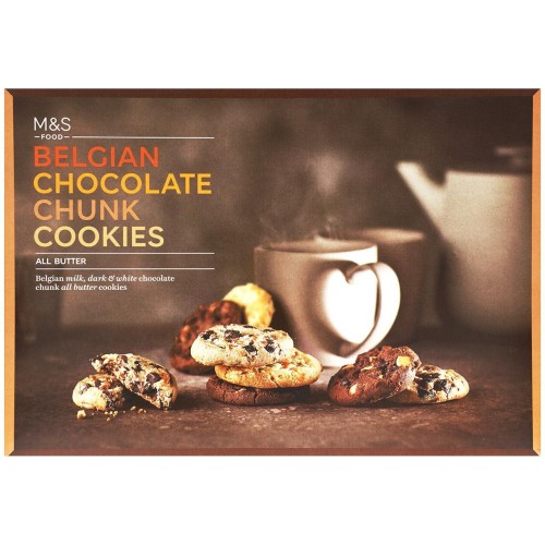 Przejdź do produktu Marks & Spencer All Butter Belgian Chocolate Chunk Cookies 500g