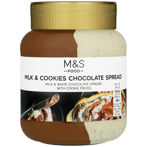 Przejdź do produktu Marks & Spencer Milk & Cookies Chocolate Spread 400g