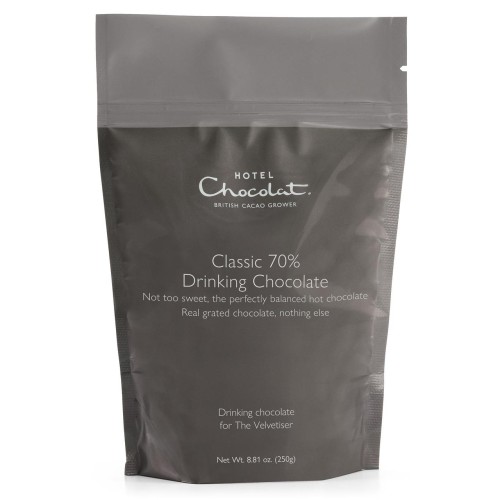 Przejdź do produktu Hotel Chocolat Classic, Smooth Hot Chocolate 70% Dark Chocolate 250g