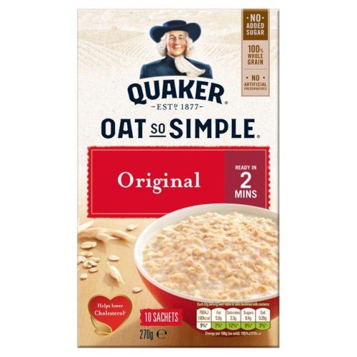 Przejdź do produktu Quaker Oat So Simple Original 10 x 27g