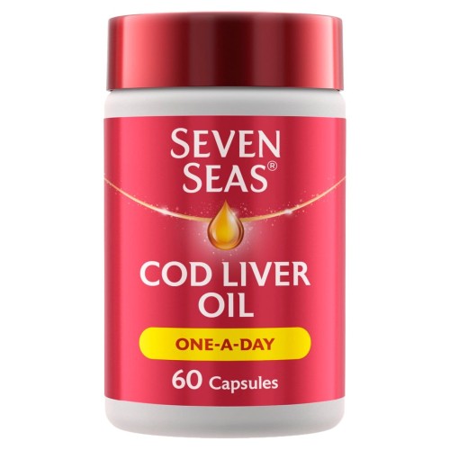 Przejdź do produktu Seven Seas Cod Liver Oil One-A-Day Capsules 60 per pack