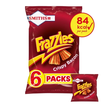 Smiths Frazzles Crispy Bacon Multipack Snacks 18g x 6 per pack.jpg