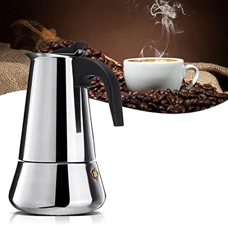 Moka Express Aluminium Stovetop Coffee Maker Stainless Steel Induction Stovetop Espresso Maker 6 CUP 5.jpg