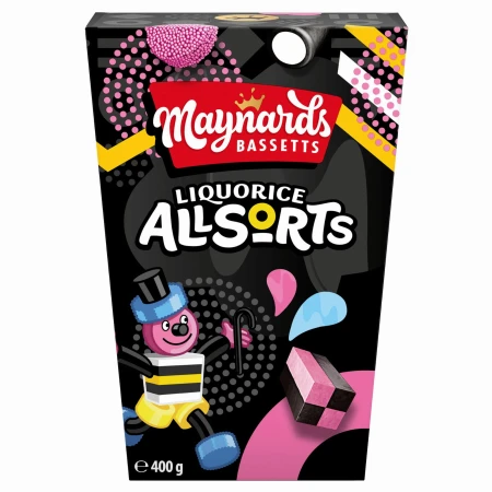 Maynards Bassetts Liquorice Allsorts Sweets Carton 400g.jpg