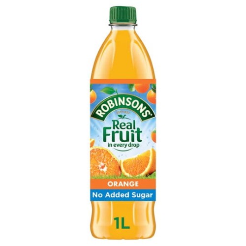 Przejdź do produktu Robinsons Orange Squash No Added Sugar 1L