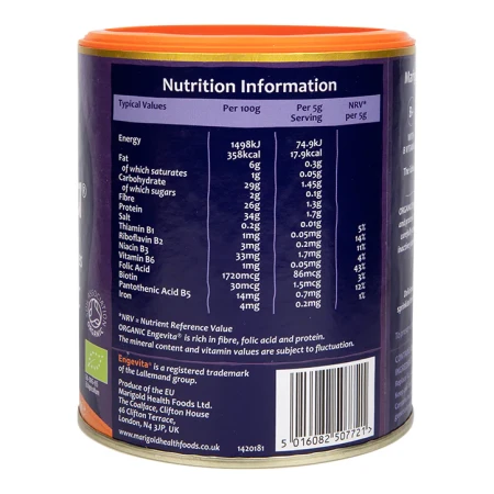 Marigold Engevita Nutritional Organic Yeast Flakes 125g 3.webp