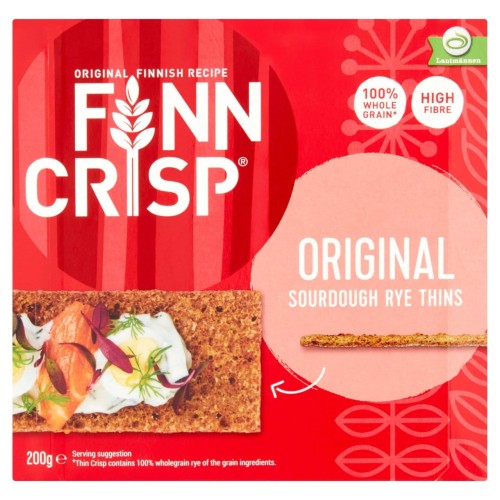 Przejdź do produktu Finn Crisp Original Sourdough Rye Thins Crispbread 200g