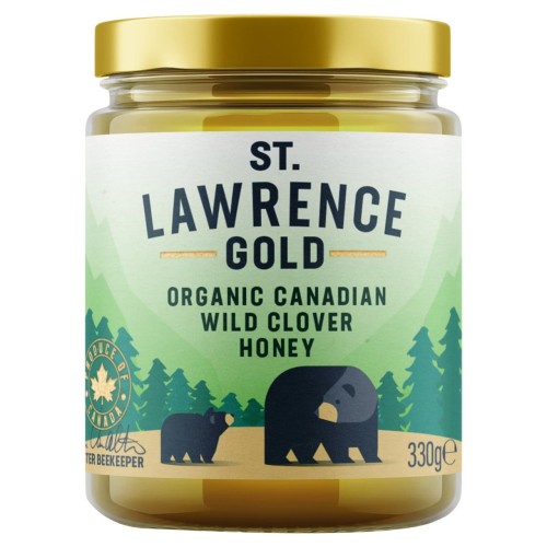 Przejdź do produktu St. Lawrence Gold Organic Canadian Wild Clover Honey 330g