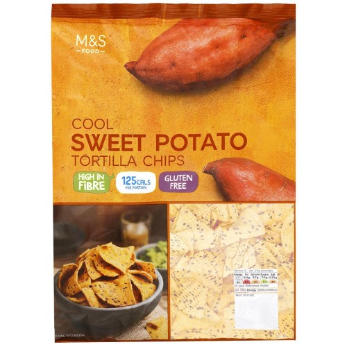 Przejdź do produktu Marks & Spencer Cool Sweet Potato Tortilla Chips 150g
