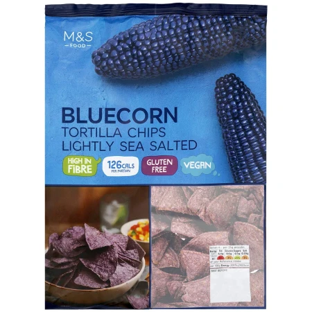 Marks &amp; Spener Bluecorn Tortilla Lightly Sea Salted Chips 150g.jpg