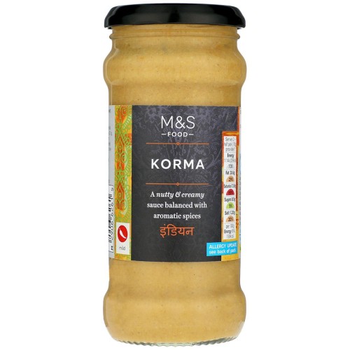 Przejdź do produktu Marks & Spencer Mild Korma Sauce 340g