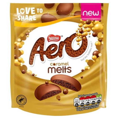 Przejdź do produktu Aero Caramel Melts Chocolate Sharing Bag 86g