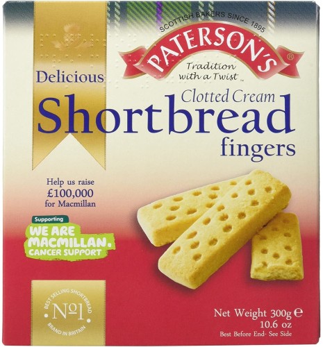 Przejdź do produktu Paterson's Clotted Cream Shortbread Fingers 300g