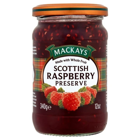 Mackays Scottish Raspberry Preserve 340g.jpg