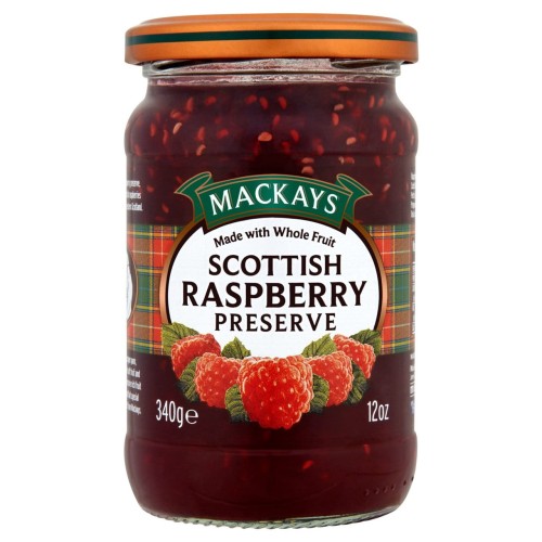 Przejdź do produktu Mackays Scottish Raspberry Preserve 340g