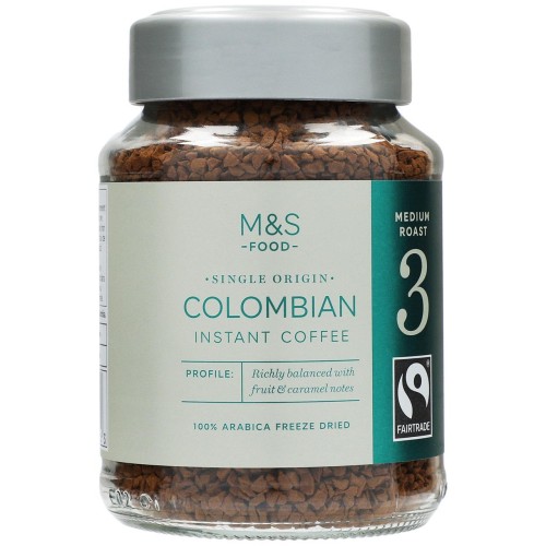 Przejdź do produktu Marks & Spencer Fairtrade Instant Colombian Coffee 100g
