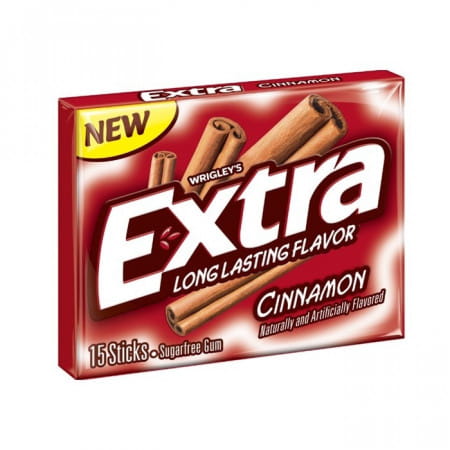 Przejdź do produktu Wrigleys Extra Cinnamon Flavoured Sugar Free Chewing Gum 15 Stick Pack