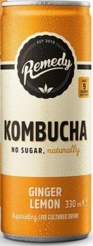 Przejdź do produktu Remedy Kombucha Ginger Lemon 330ml