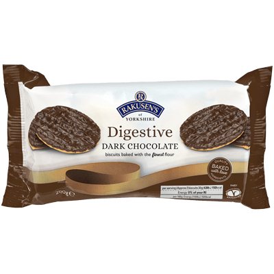 Przejdź do produktu Rakusen's Dark Chocolate Digestive Biscuits 200g