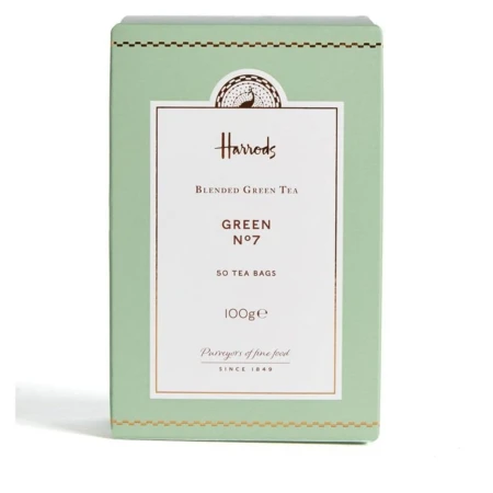 Harrods N.07 Blended Green Tea 50 Tea Bags 100g.jpg
