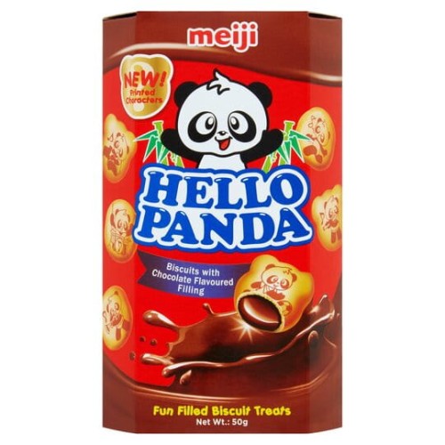 Przejdź do produktu Meiji Hello Panda Biscuits with Chocolate Flavour Filling 50g 