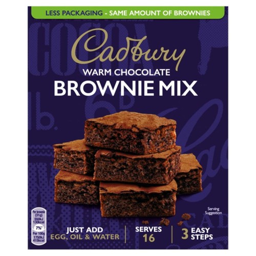 Przejdź do produktu Cadbury  Warm Chocolate Brownie Mix 350g