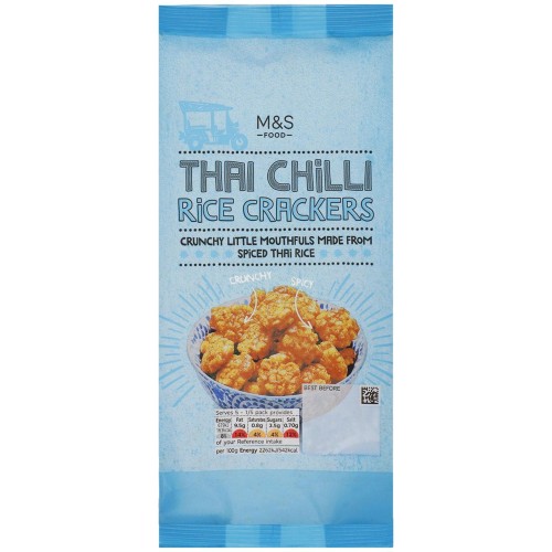 Przejdź do produktu Marks & Spencer Thai Chilli Rice Crackers 150g