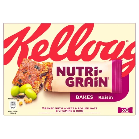 Kellogg's Nutri-Grain Elevenses Bars Raisin Bakes 6 per pack.jpg
