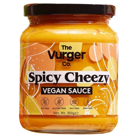 The Vurger Co Spicy Cheezy Vegan Sauce 300g.jpg