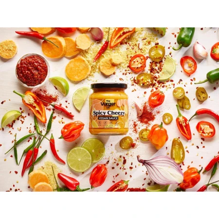 The Vurger Co Spicy Cheezy Vegan Sauce 300g 4.jpg
