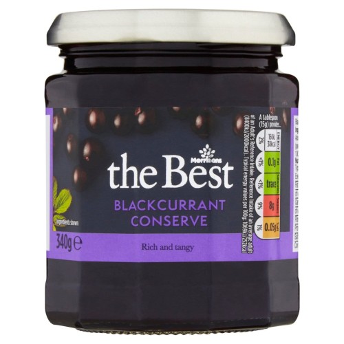 Przejdź do produktu Morrisons The Best Rich & Tangy Blackcurrant Conserve 340g