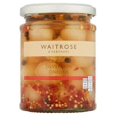 Przejdź do produktu Waitrose Spice Pickled Silverskin Onions 170g