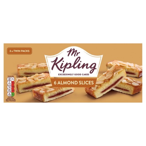 Przejdź do produktu Mr Kipling Almond Slices 6 per pack
