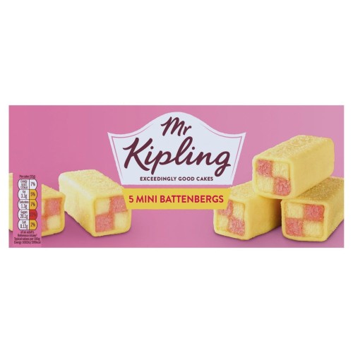 Przejdź do produktu Mr Kipling Mini Battenbergs -  Cakes 5 per pack