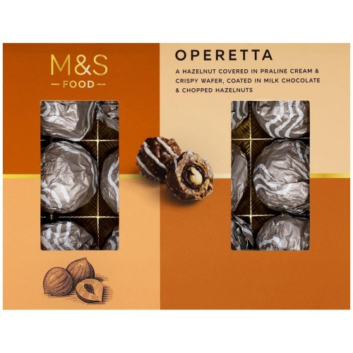 Przejdź do produktu Marks & Spencer Operetta Milk Chocolate Coated Hazelnuts 200g