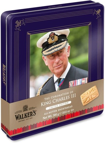 Przejdź do produktu Walker's Shortbread King Charles III Coronation Shortbread Tin 300g