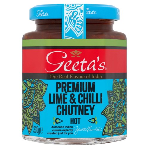 Przejdź do produktu Geeta's Lime & Chilli Chutney 230g