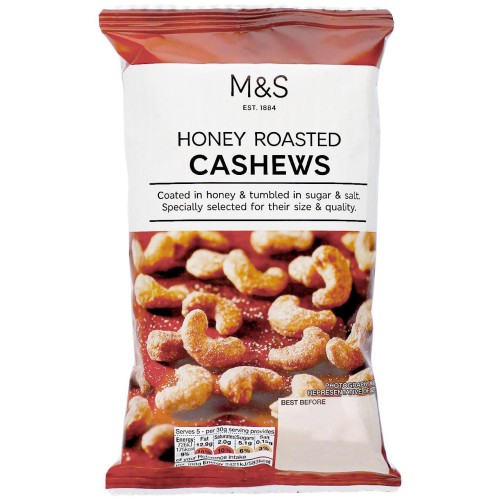 Przejdź do produktu Marks  & Spencer Honey Roasted Cashews 150g