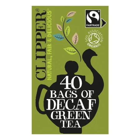 Clipper Organic &amp; Fairtrade Decaffeinated Green Tea 40 per pack.jpg