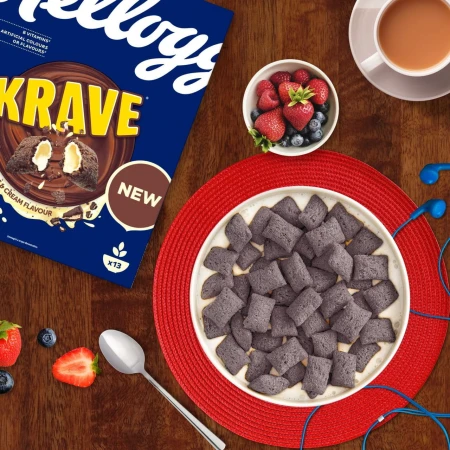 Kellogg's Krave Cookies &amp; Cream Breakfast Cereal 410g 2.jpg