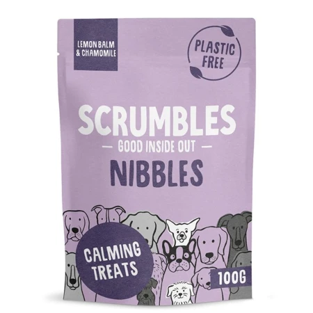 Scrumbles Nibbles Calming Dog Treats Grain Free Turkey 100g.jpg
