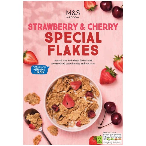 Przejdź do produktu Marks & Spencer Strawberry & Cherry Special Flakes 500g