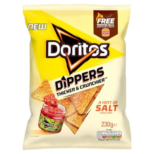 Przejdź do produktu Doritos Dippers Hint of Salt Tortilla Chips 230g