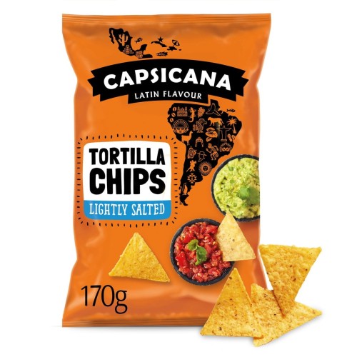 Przejdź do produktu Capsicana Mexican Lightly Salted Tortilla Chips Gluten Free 170g