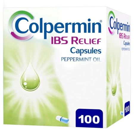 Colpermin IBS Relief Peppermint Oil Capsules for Irritable Bowel Syndrome 100 Pack.jpg