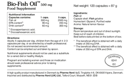 Pharma Nord Natural Omega 3 Fish Gelatine Bio-Fish Oil 500mg 2.webp
