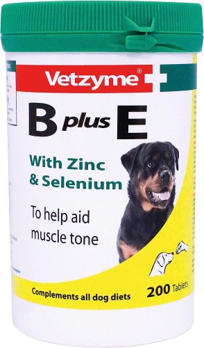 Przejdź do produktu Vetzyme  Plus Dog Vitamins and Supplements, Contains B Plus E with Zinc & Selenium 200 Tablets