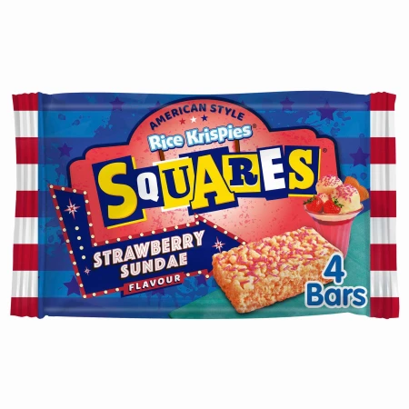 Rice Krispies Squares American Style Strawberry Sundae Flavour Bars 4x29g.jpg