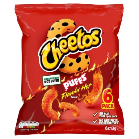 Cheetos Puffs Flamin' Hot Multipack Snacks 6 per pack.jpg